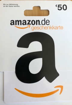 Amazon Geschenkkarte 50€