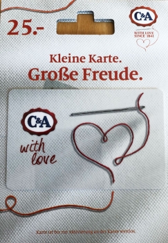 C&A Gutschein 25€