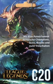 League of Legends Guthabenkarte 20,00€