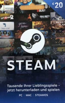 Steam Guthabenkarte 20,00€