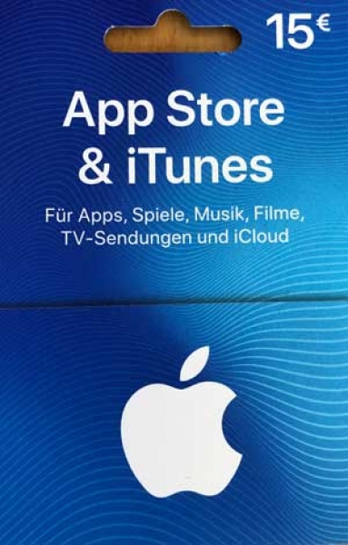 Apple Guthabenkarte 15,00€