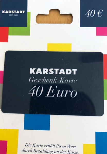 Karstadt Geschenkgutschein 40€