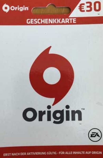 Origin Guthabenkarte 30,00€