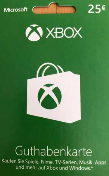 XBOX Guthabenkarte 25,00€